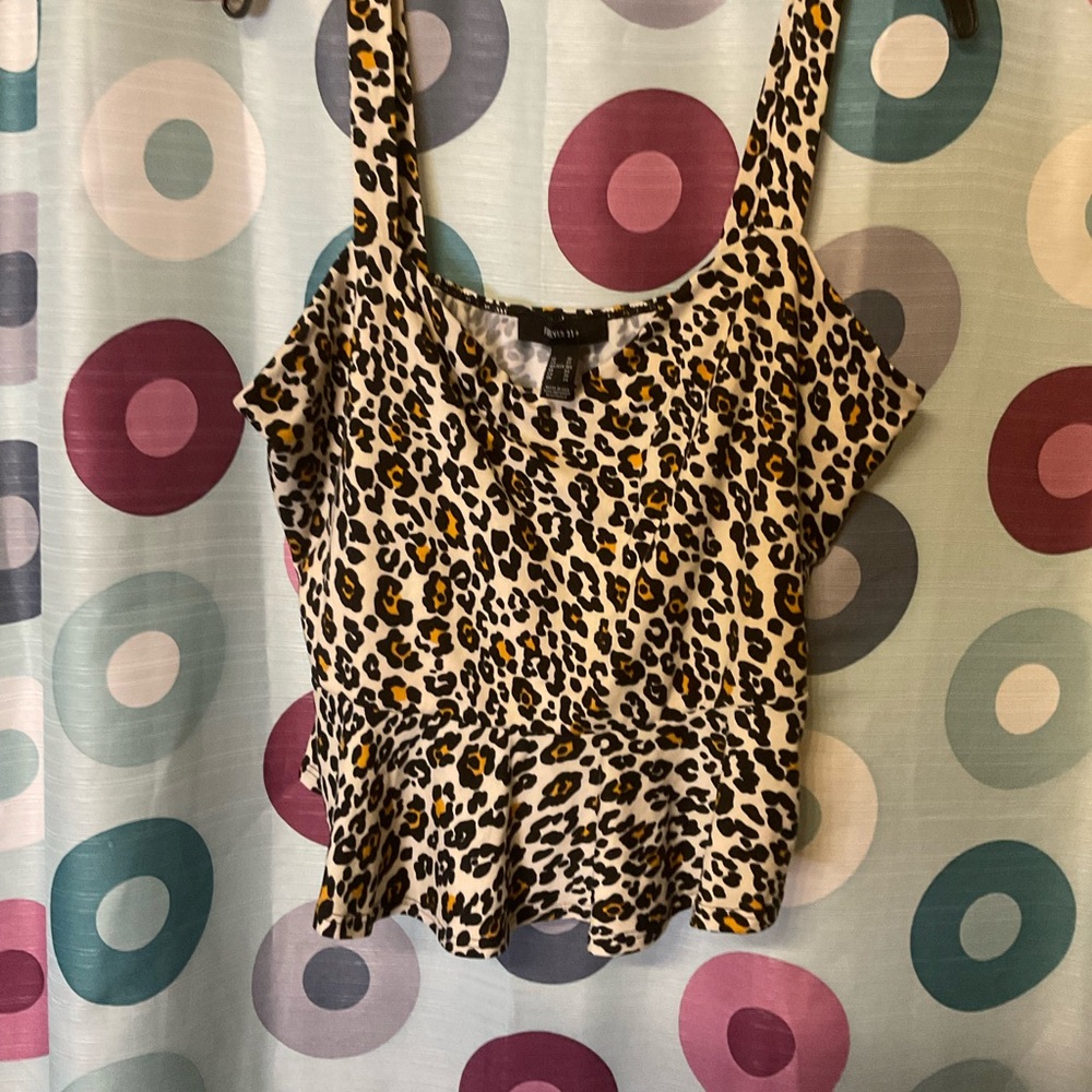 Crop Top Tank With Ruffles - Picture 2 of 5
